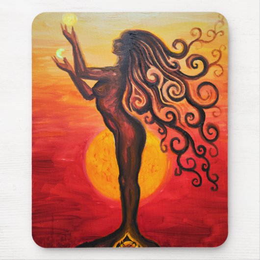女神 マウスパッド (正面)
