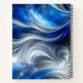 女神 天界の白青ヘッド 2月 - , ノートブック (裏面)