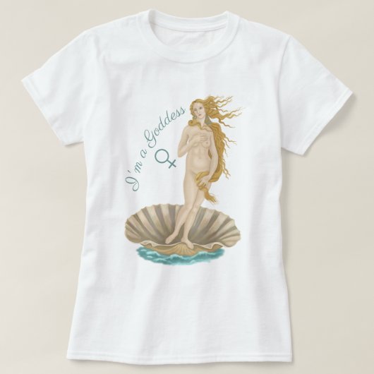 女神 Tシャツ (デザイン正面)