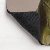 女神Bastetを表している猫の小像 マウスパッド (コーナー)