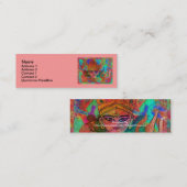 女神Durga2細い3" x1"名刺 スキニー名刺 (正面/裏面)