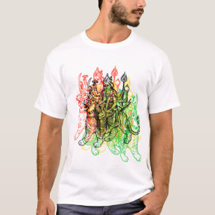 女神Durga Tシャツ