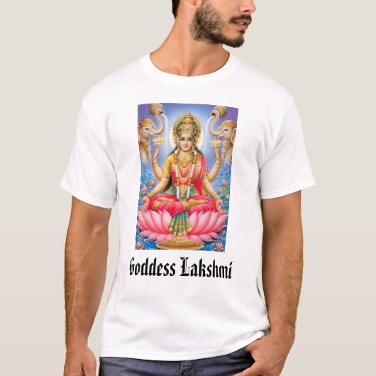 女神Lakshmiの女神Lakshmi Tシャツ (正面)