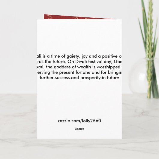 女神Lakshmi カード (裏面)