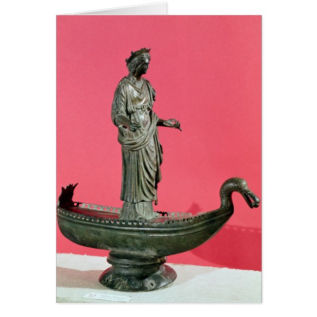 女神Sequanaの置物 (正面)