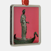 女神Sequanaの置物 メタルオーナメント (右)