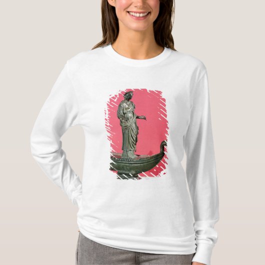 女神Sequanaの置物 Tシャツ (正面)
