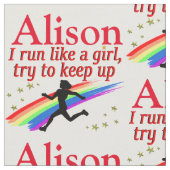 女素晴らしの走ように ファブリック (クローズアップ)