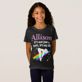 女素晴らしパーソナライズされた子ダイバーTシャツ Tシャツ (正面フル)