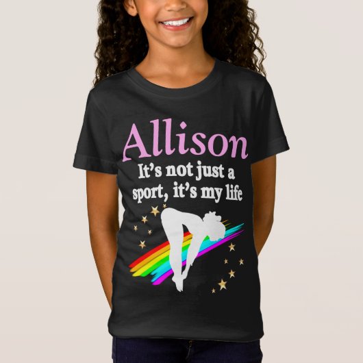 女素晴らしパーソナライズされた子ダイバーTシャツ Tシャツ (正面)