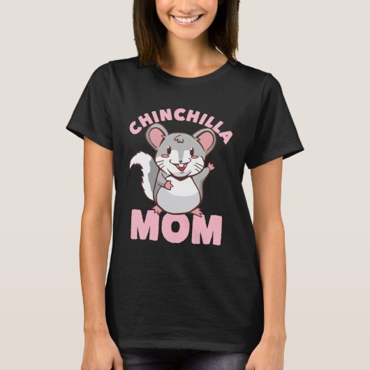 女素晴らし性のチンチラ Tシャツ (正面)