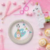 女絵画の子 ペーパープレート (パーティー)