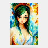 女絵画性 アクリルサイン (正面)