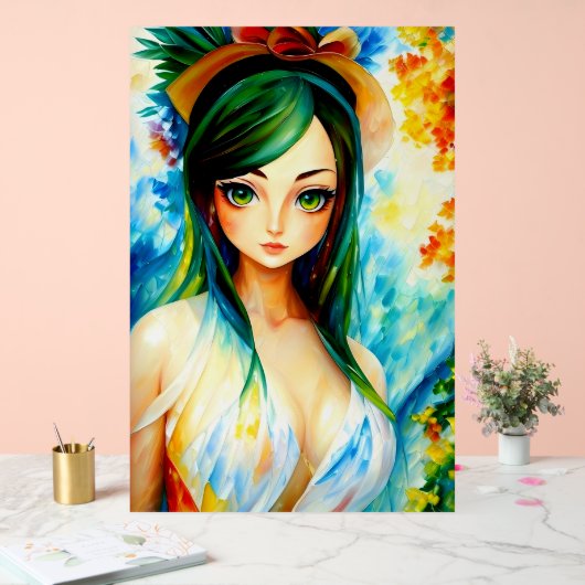 女絵画性 アクリルサイン (ウェディング)