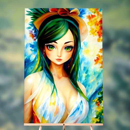 女絵画性 アクリルサイン (ニュートラル)