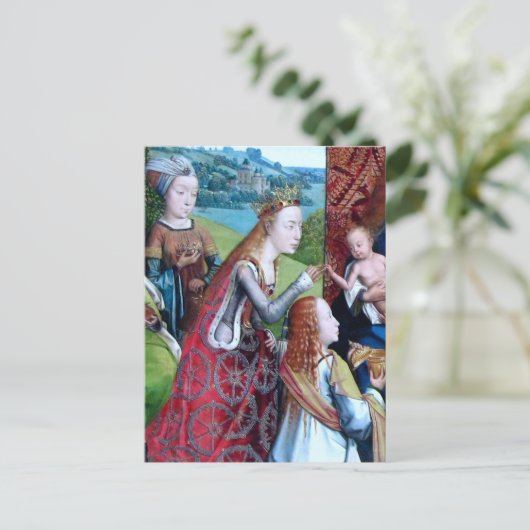 女聖人3人の庭(詳細、M 070) ポストカード (スタンド正面)