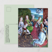 女聖人6人(離れ半:M 070) ポストカード (正面/裏面)