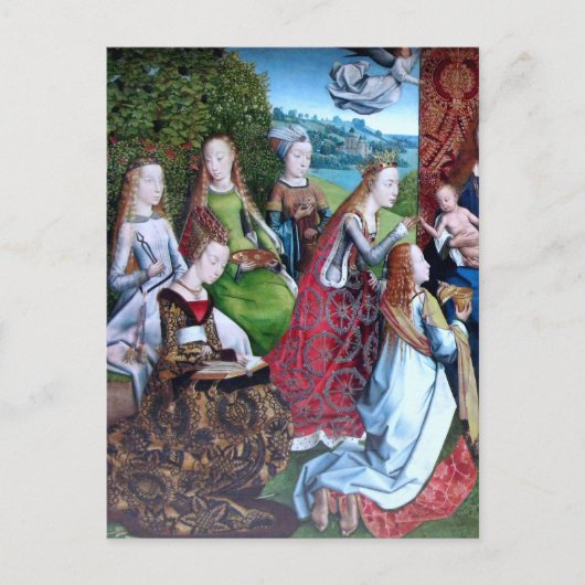 女聖人6人(離れ半:M 070) ポストカード (正面)