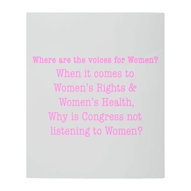 女聞性へ(2017) メタルプリント (正面)