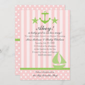 女航海のの子 招待状 (正面/裏面)