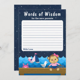 女航海の子モンキーピンクと海軍の英知の言葉 招待状