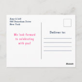 女航海の子モンキーピンクと海軍の誕生日パーティー ポストカード (裏面)