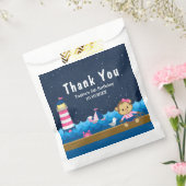 女航海の子モンキーピンク誕生日パーティーありがとう フェイバーバッグ (封をした状態)