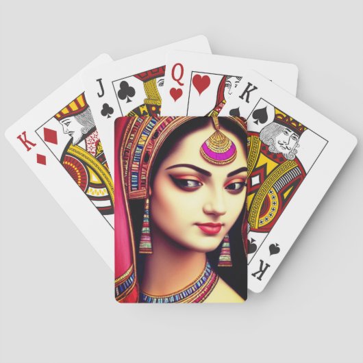 女芸術品を気取った性 トランプ (裏面)