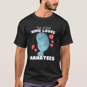 女装が大好きな女の子マナティーさん Tシャツ
