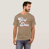 女誇りを持ったの子の父の日のヴィンテージギフトvin tシャツ (正面フル)