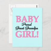 女誇りを持った素晴らしのTシャツとギフトのおじいちゃん ポストカード (正面/裏面)