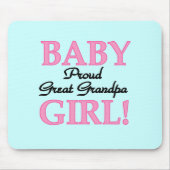 女誇りを持った素晴らしのTシャツとギフトのおじいちゃん マウスパッド (正面)
