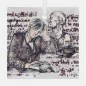 女読の子だ ガラスオーナメント (裏面)