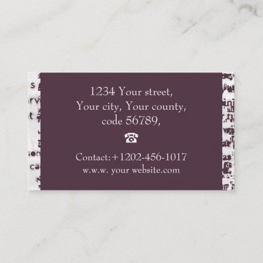 女読の子だ 名刺 (裏面)