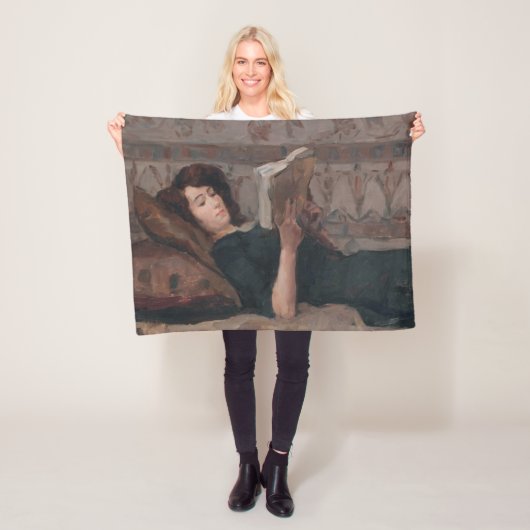 女読の子の本 フリースブランケット (インサイチュ)