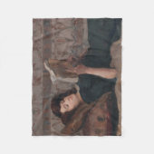 女読の子の本 フリースブランケット (正面)