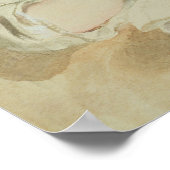 女読の子は窓に居る、19世紀 ポスター (角)