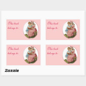 女読の子 長方形シール (シート)