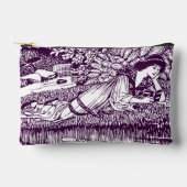 女読は池の側 アクセサリーポーチ (正面)