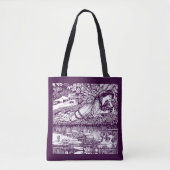 女読は池の側 トートバッグ (正面)