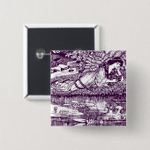 女読は池の側 缶バッジ (正面&裏面)