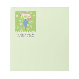 女読は言葉が多くて時間が無い ノートパッド