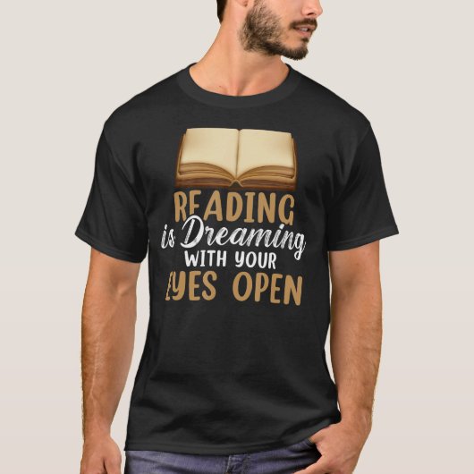 女読性の人に本を求め読る Tシャツ (正面)