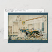 女読本ヴィンテージ水彩絵葉書 ポストカード (正面/裏面)