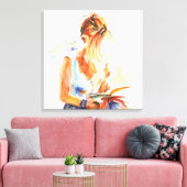 女読本 キャンバスプリント (インサイチュ (リビング))