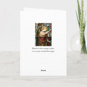 女賛美の間でステンドグラス サンキューカード (裏面)