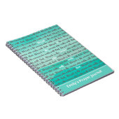 女賛美人祈りの言葉雑カスタム誌 ノートブック (右側)