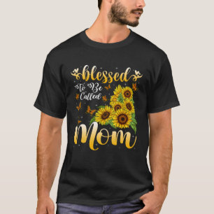 女賛美性Mom Sunflower Mother S Tシャツ