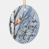 女赤（鳥）ショウジョウコウカンチョウクリスマスオーナメントメモリアル セラミックオーナメント (右)