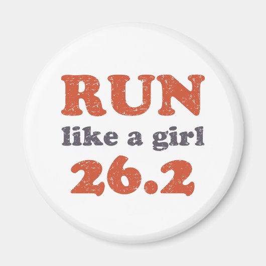 女走の子の26.2 マグネット (正面)